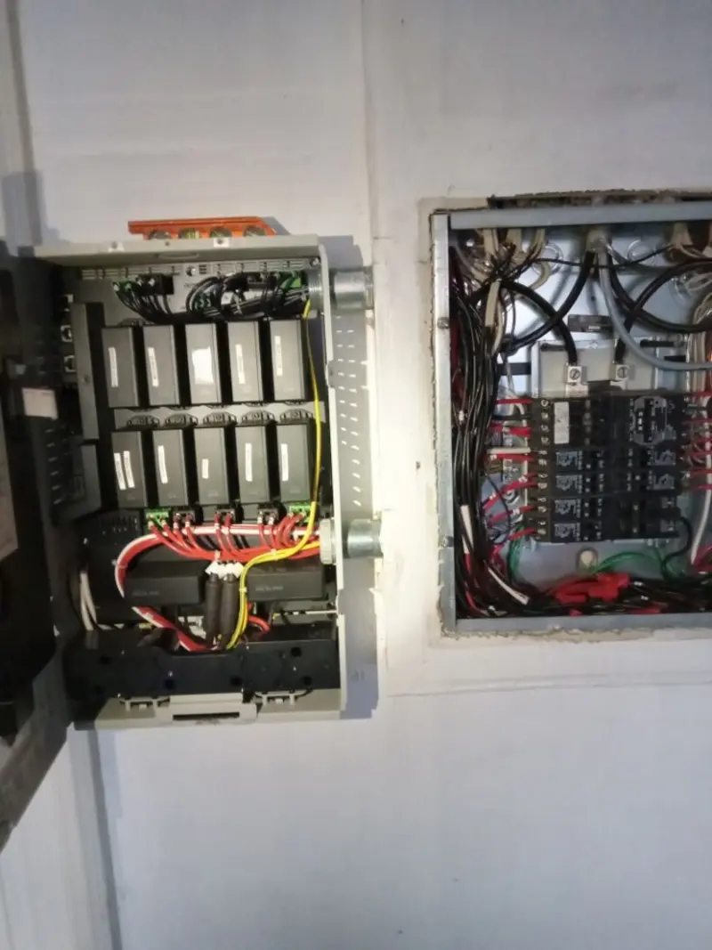 Electrical panel upgrade completed for Security Camera Wiring in New Paltz